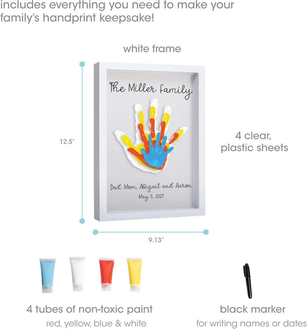 Family Handprint Art Project and Frame – Healthy Horizons Breastfeeding ...