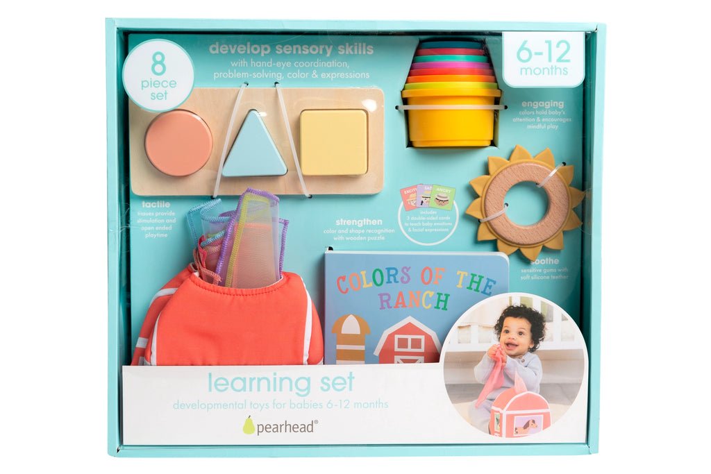 Pearhead Montessori Developmental Toys Learning Kit