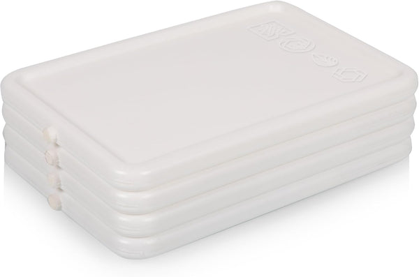 Reusable Lunch Bag Ice Packs Set of 4 100% BPA Free