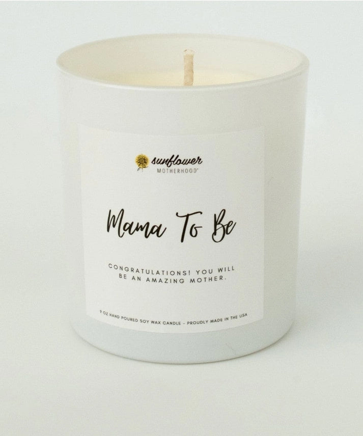 Sunflower Motherhood Mama To Be Pregnancy Candle