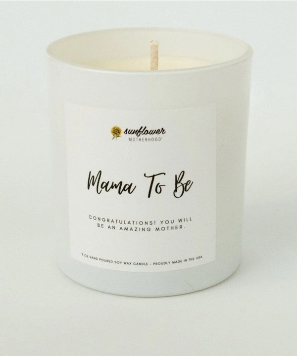 Sunflower Motherhood Mama To Be Pregnancy Candle