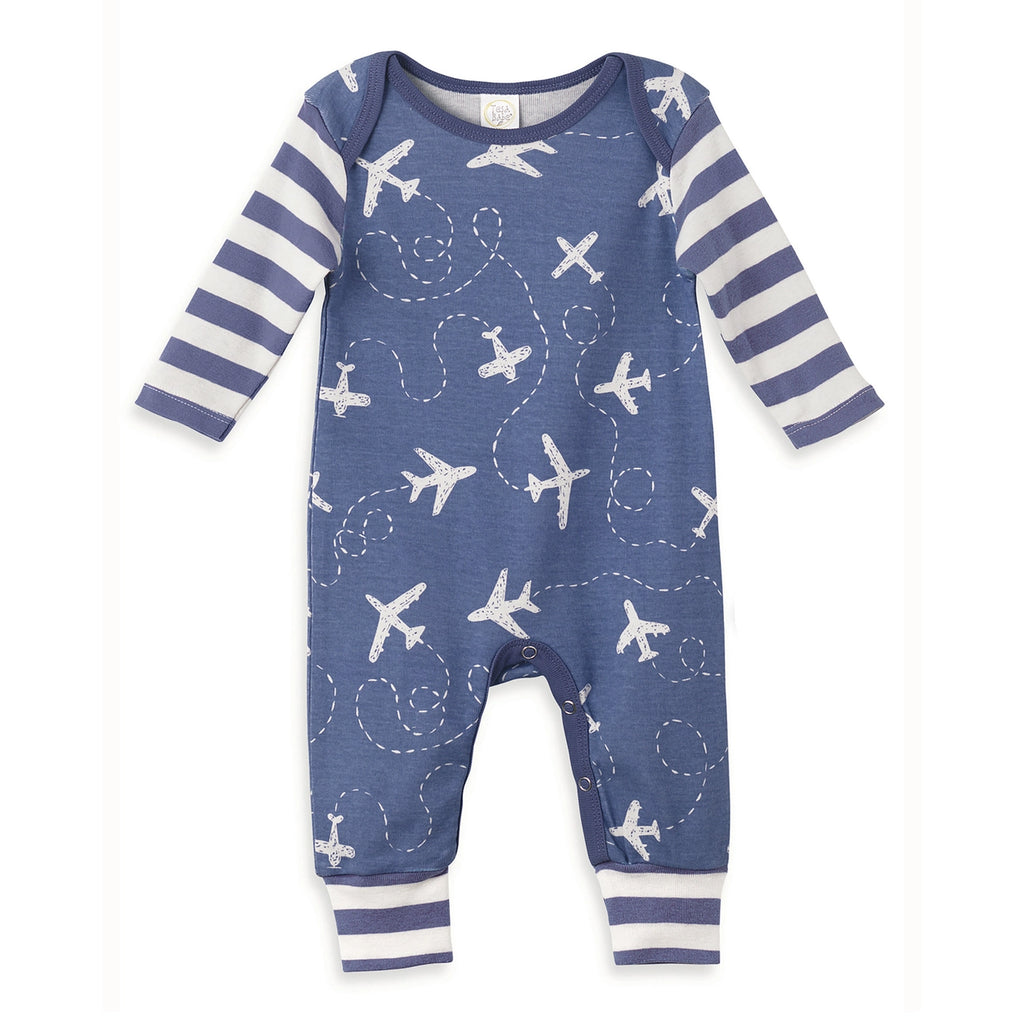 Tesa Babe Airplanes Soft Cotton Romper