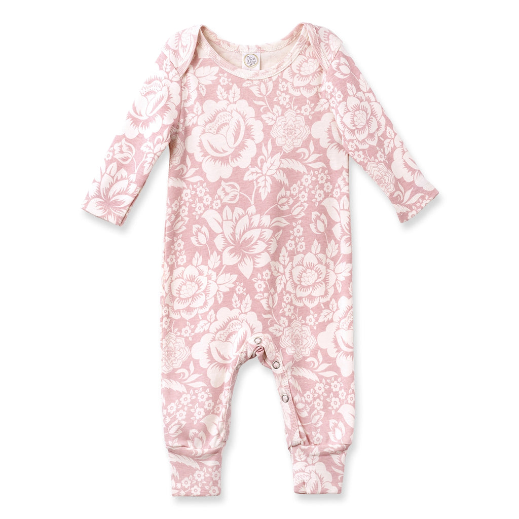 Tesa Babe Vintage Rose Pink Cotton Romper