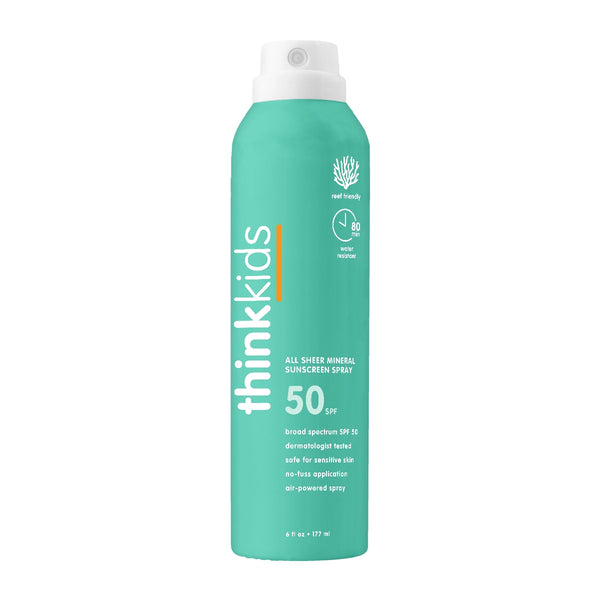 Think Kids Spf 50 All Sheer Mineral Sunscreen Spray 6oz