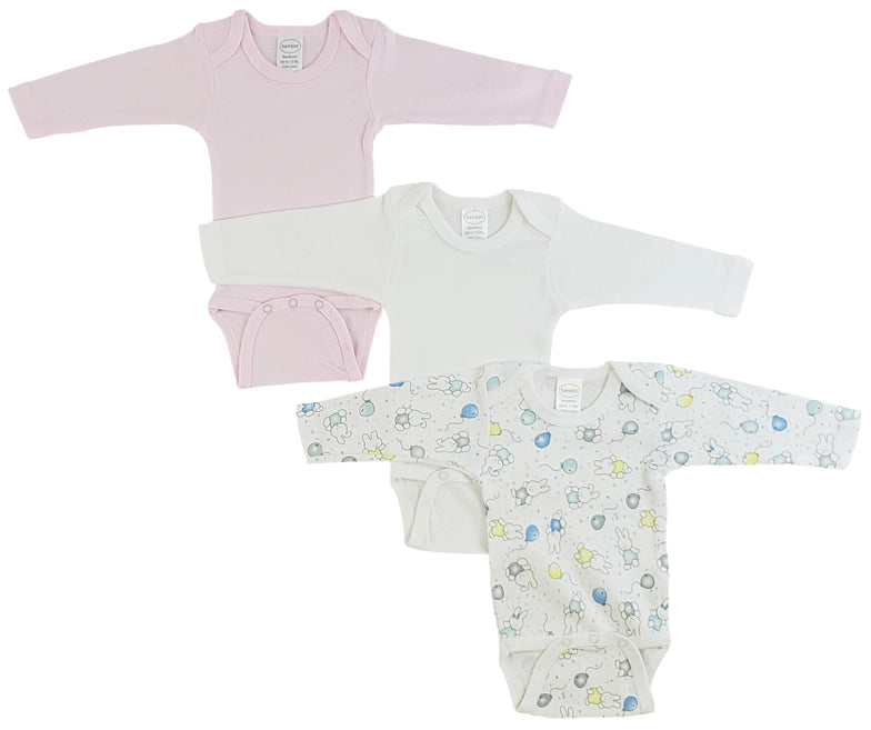 Bambini Longsleeve Onezie 3 Pack
