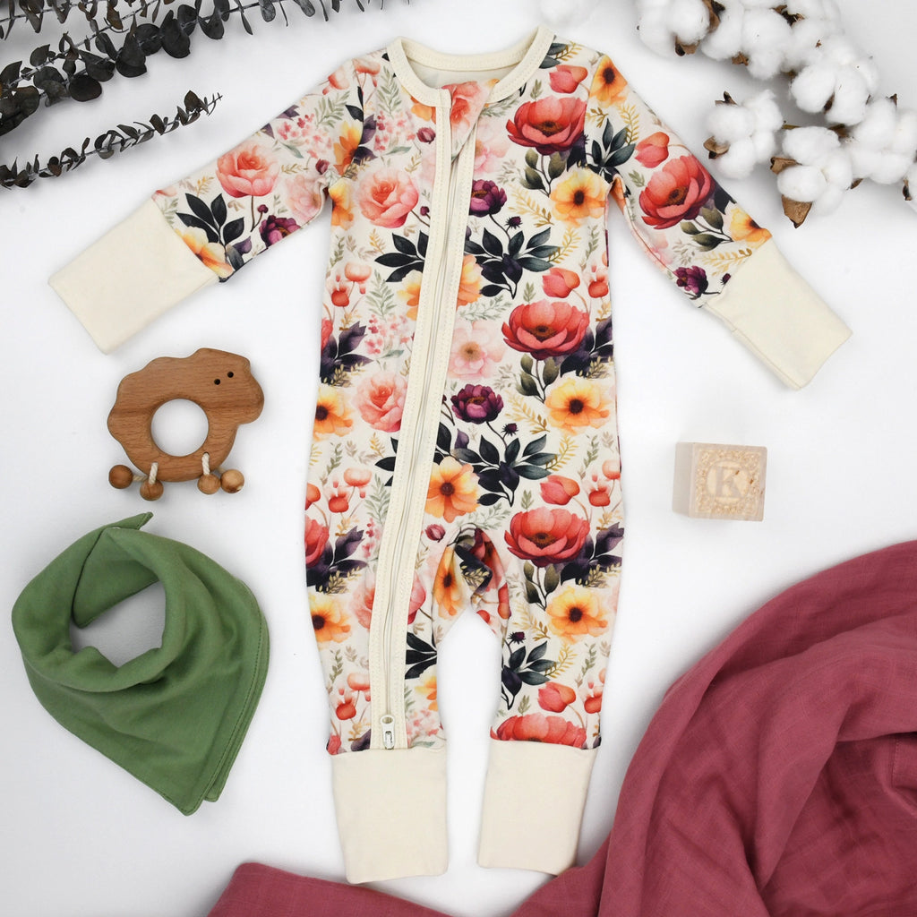 Earthy Organic Cotton 2 Way Zipper Sleeper