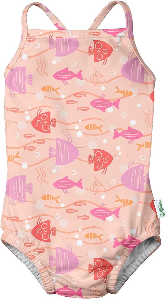 Green Sprouts Eco Pull-up Reusable Swim Diaper, Assorted Designs, 3T
