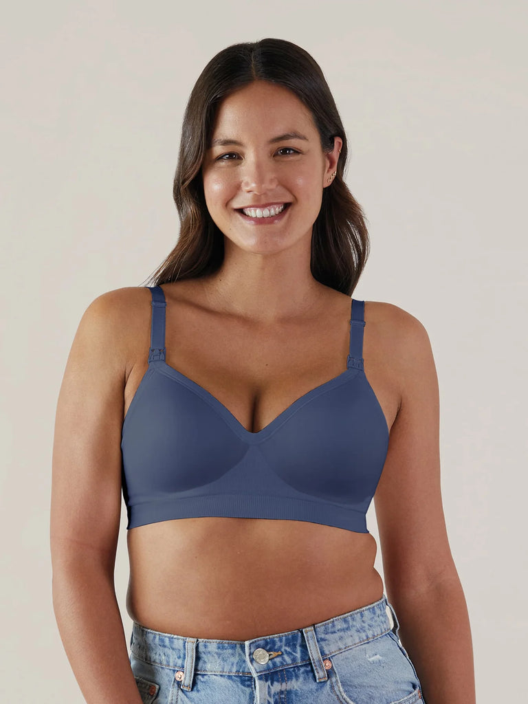 Shaping Foam Wirefree Nursing Bra with Lace