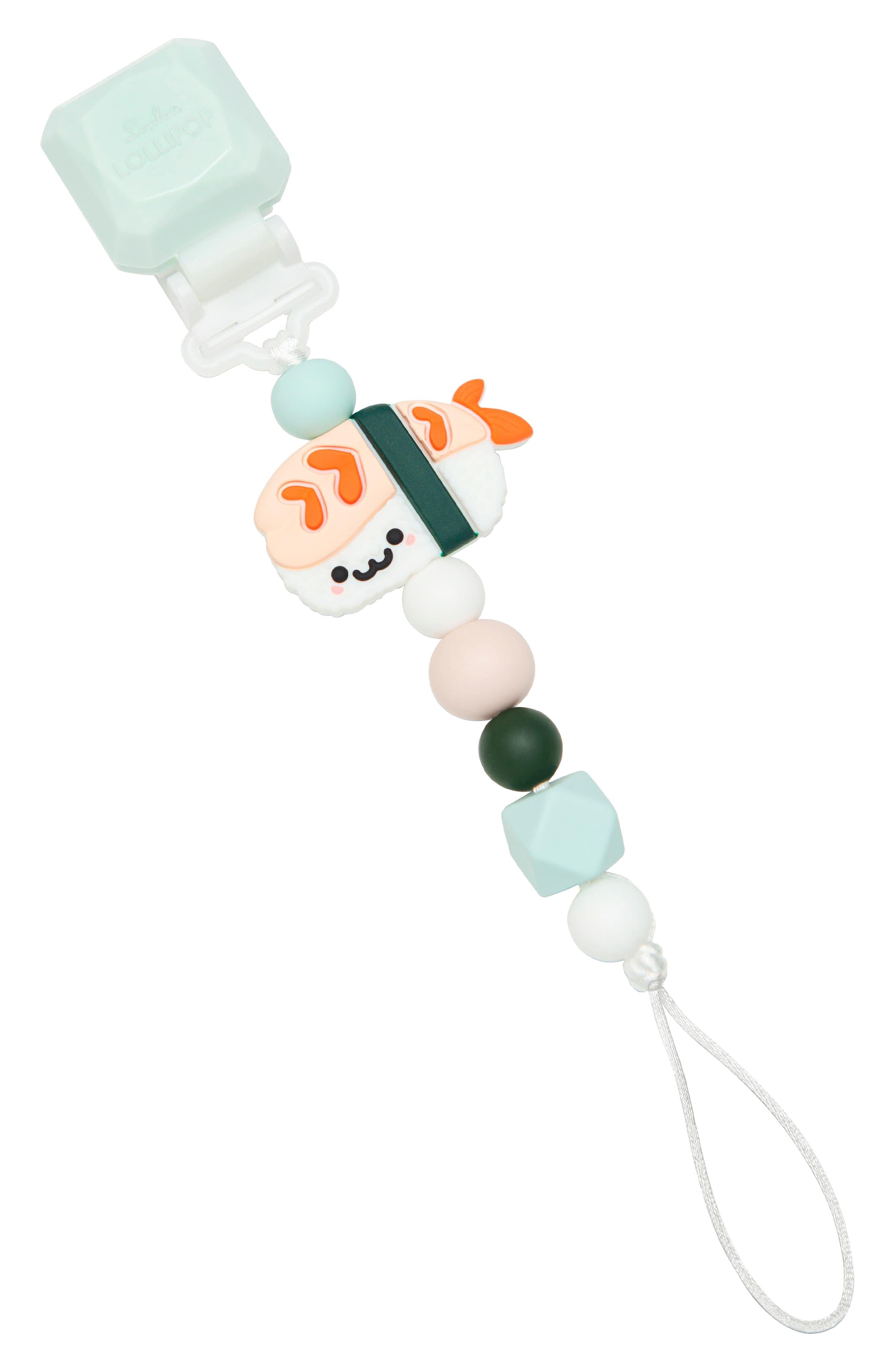 LOLLIPOP Non-Toxic Eco-Friendly Pacifier Clip, Age 0+- Healthy