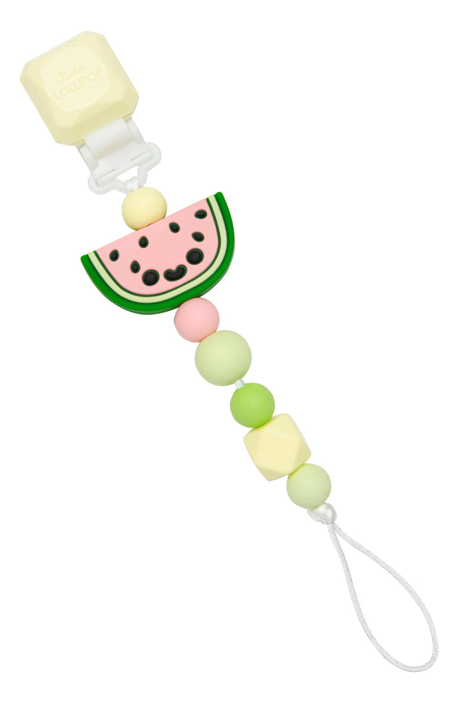 Loulou Lollipop Lolli Pacifier Clip watermelon