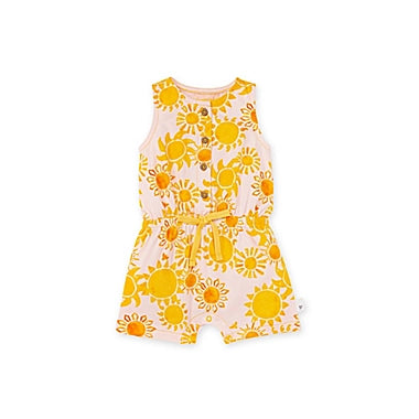 Burt's Bees Here Comes the Sun Organic Baby Girl Romper