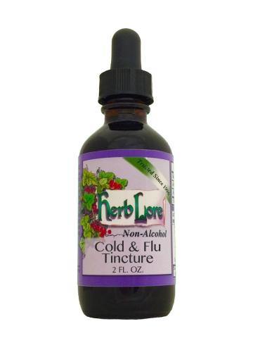 Herblore Cold and Flu Tincture (non-alcohol) - Healthy Horizons Breastfeeding Centers, Inc.