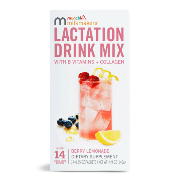 Munchkin Milkmakers Lactation Berry Lemonade Drink Mix