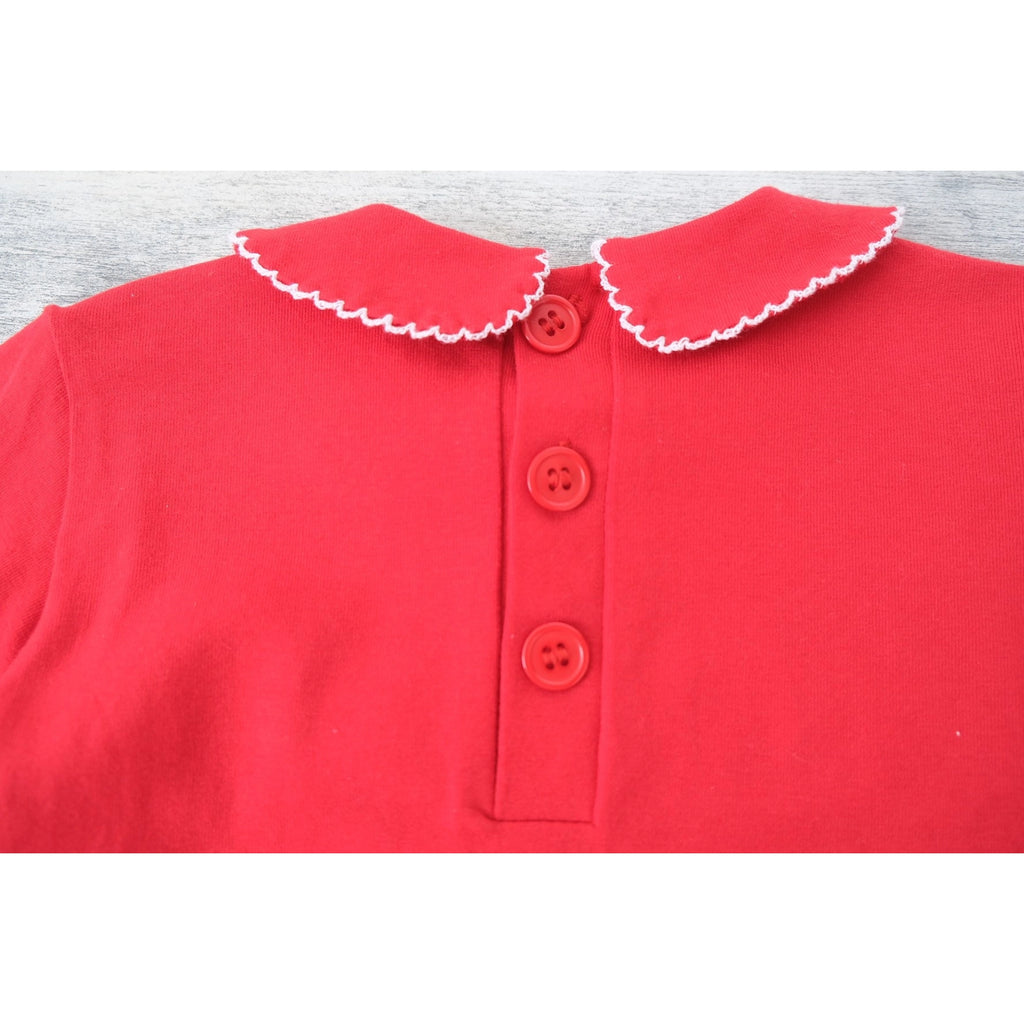 Ellejane Baby Footie Onesies red