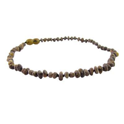 Amber Monkey Baltic Amber Necklace RAW OLIVE