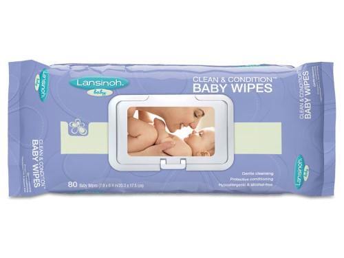 Lansinoh Clean & Condition Baby Wipes 80ct - Healthy Horizons Breastfeeding Centers, Inc.