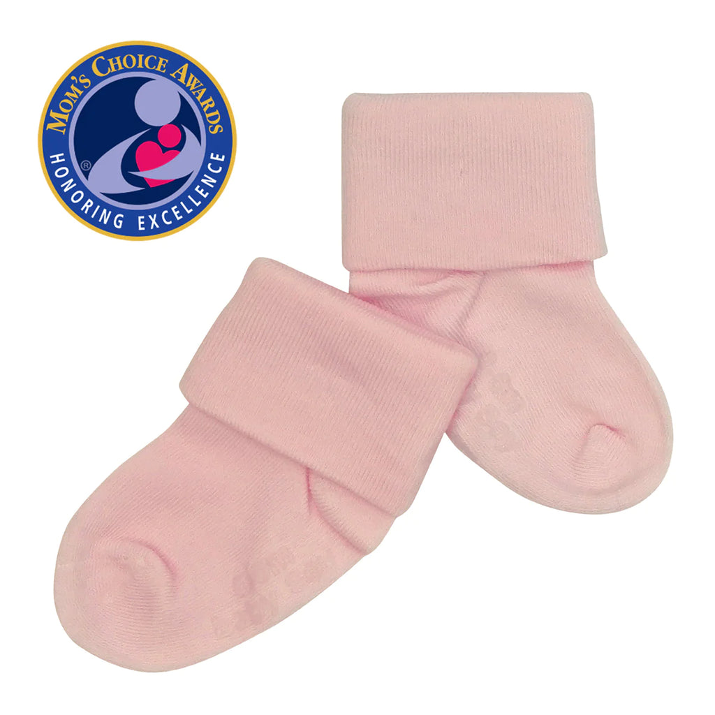 Babysoy Baby Solid Colored Non-Slip Stay-on Socks