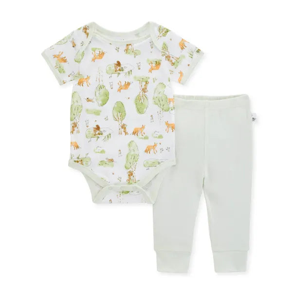 Burt's Bees Country Critters Organic Bodysuit & Pant Set