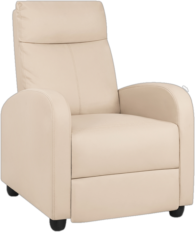 Cream Lactation Room Reclining Chair