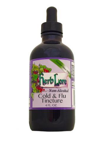 Herblore Cold Comfort Tincture (Cold & Flu Tincture) (Non-Alcohol)
