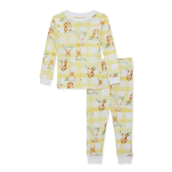 Burt's Bees Baby Organic Cotton Snug Fit Tee & Pant PJ Set