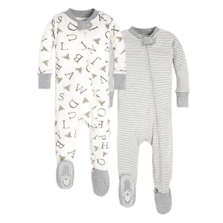 Burt's Bees Baby Organic Cotton Snug Fit Pajamas 2 Pack