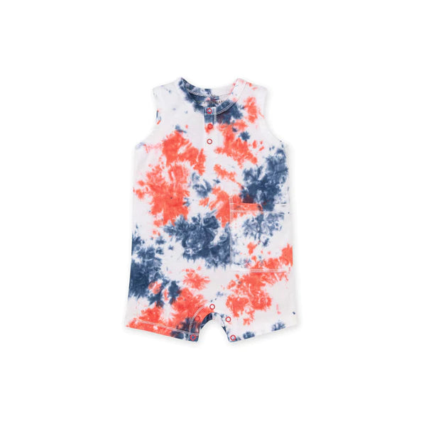 Burt's Bees Beachy Tie Dye Organic Bodysuit & Romper