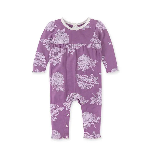 Burt s Bees Baby Vintage Rose Ruffle Organic Cotton Romper Jumpsuit Healthy Horizons Breastfeeding Centers Inc