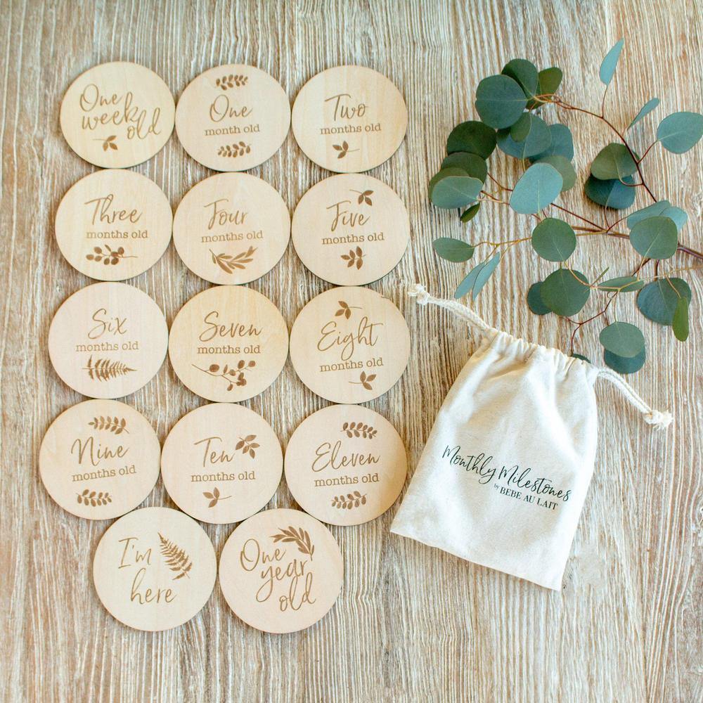 Bebe Au Lait Monthly and Milestones Markers