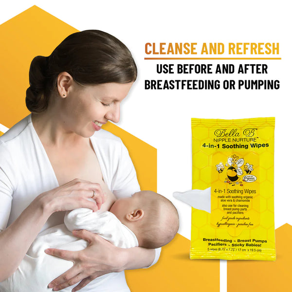 Bella B 4-in-1 Soothing Wipes 24 Count