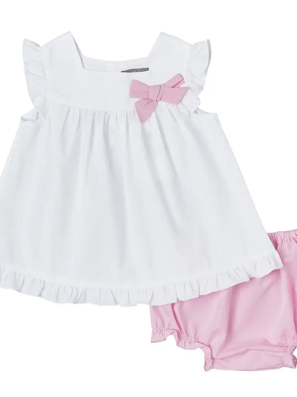 Petit Confection Crepe Ruffle Tunic