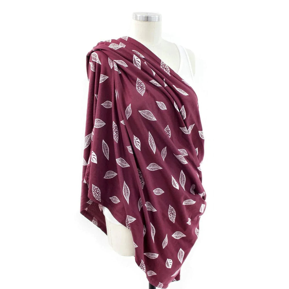 Bebe Au Lait Nursing Scarves plum jersey