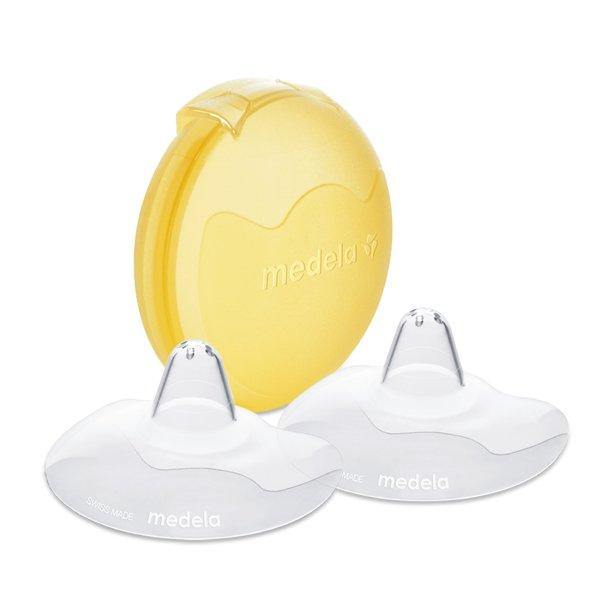 Medela Nipples, Wide Base, Slow Flow, 0-4 Months - 3 nipples