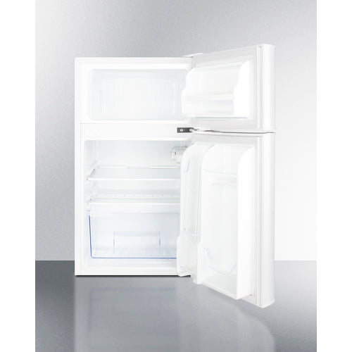 19 Inch Wide Lactation Room Refrigerator & Freezer Interior from Healthy Horizons