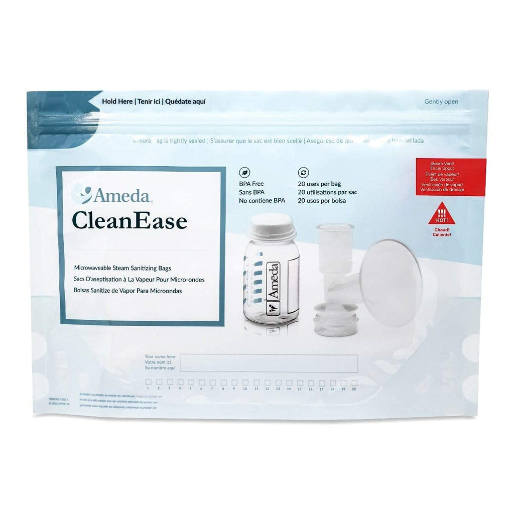 Ameda CleanEase Microwavable Steam Sanitizing Bags